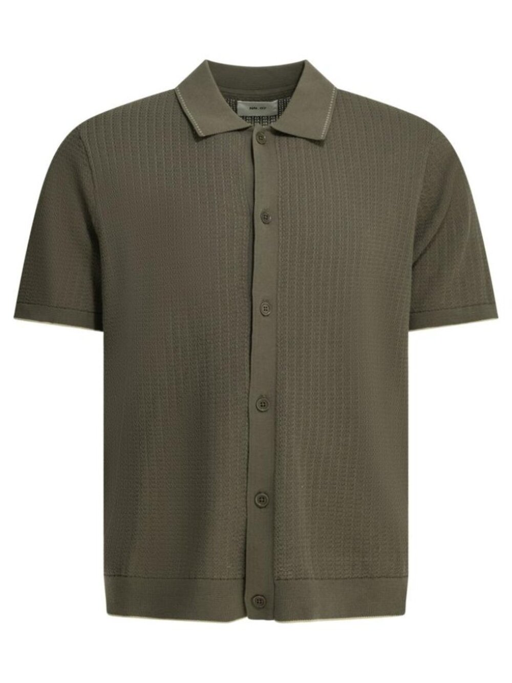 Nn.07 Nalo Polo Shirt With Buttons Tag Size M Men